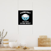 Affiche motivationnelle de l'entraînement (Cuisine)
