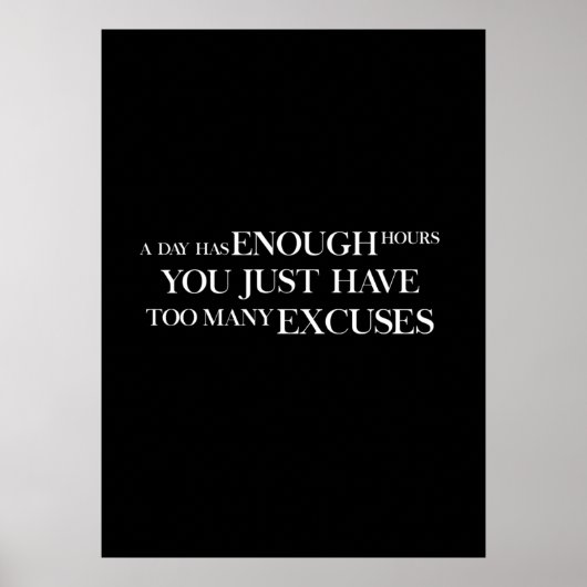 Affiche motivationnelle de l'entraînement (Devant)