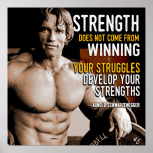 Affiche motivationnelle de l'entraînement