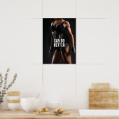 Affiche motivationnelle de l'entraînement (Cuisine)