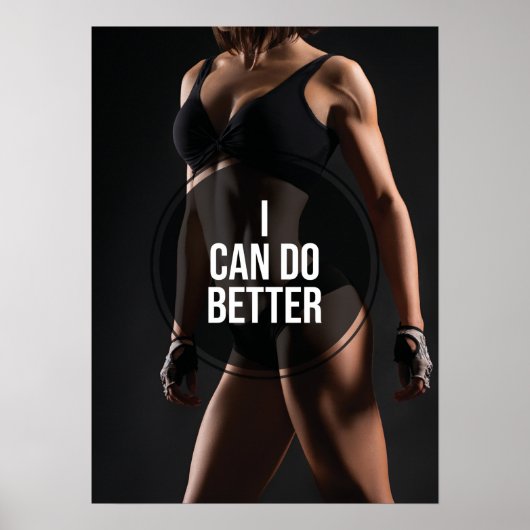 Affiche motivationnelle de l'entraînement (Devant)