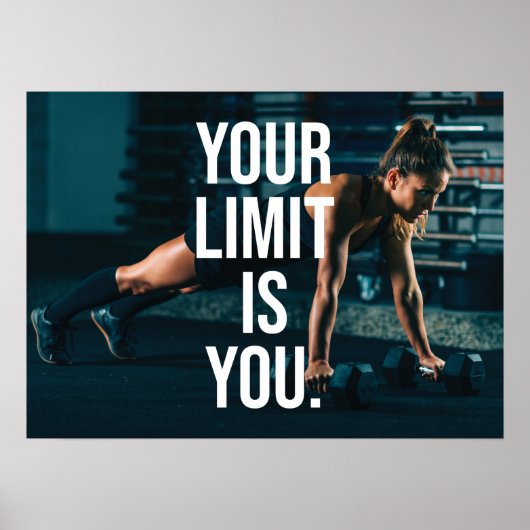 Affiche motivationnelle de l'entraînement (Devant)