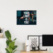 Affiche motivationnelle de l'entraînement (Bureau à domicile)