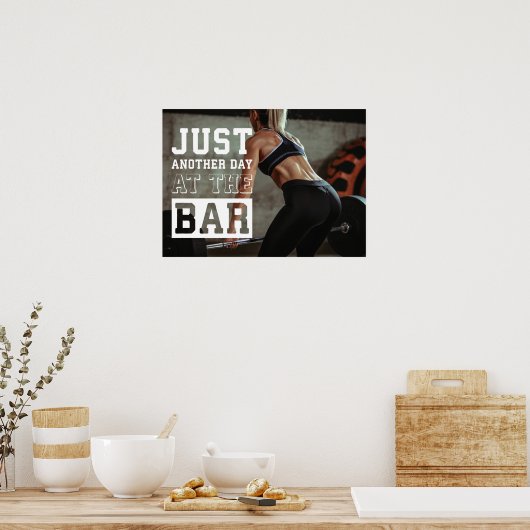 Affiche motivationnelle de l'entraînement (Cuisine)