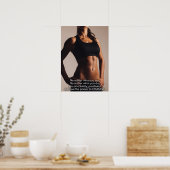 Affiche motivationnelle de l'entraînement (Cuisine)