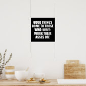 Affiche motivationnelle de l'entraînement (Cuisine)