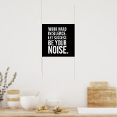 Affiche motivationnelle de l'entraînement (Cuisine)