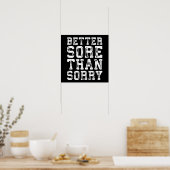 Affiche motivationnelle de l'entraînement (Cuisine)