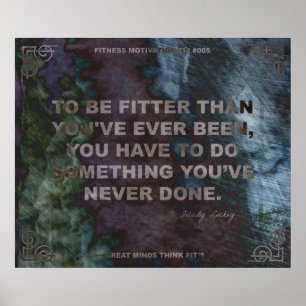 Affiche motivationnelle pour la condition physique