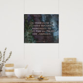 Affiche motivationnelle pour la condition physique (Cuisine)
