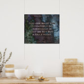 Affiche motivationnelle pour la condition physique (Cuisine)