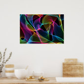 affiche multicolore Abstraite (Cuisine)