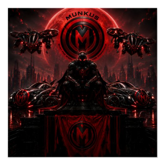 affiche munkus crimson Moon Glassey / affiche munk (Devant)