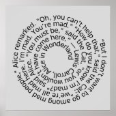 Affiche murale avec citation (Devant)