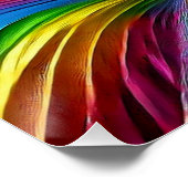 Affiche murale avec design couleur LGBTQ (Coin)