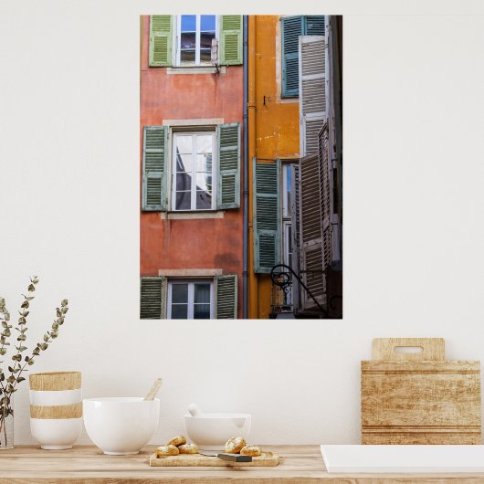 Affiche murale colorée (Cuisine)