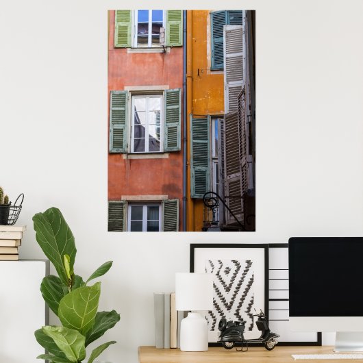 Affiche murale colorée (Bureau à domicile)