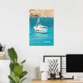Affiche murale de Grèce (Bureau à domicile)