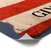 Affiche murale de la campagne électorale d'Abraham (Coin)