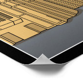 Affiche murale de London Vecter Art/Impression enc (Coin)