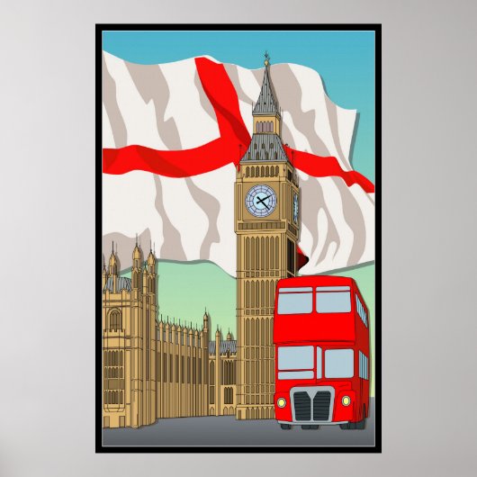 Affiche murale de London Vecter Art/Impression enc (Devant)
