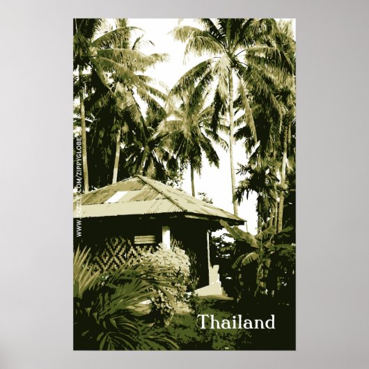 Affiche murale de Thaïlande (Devant)