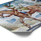 Affiche murale des pèlerins de Canterbury (Coin)