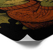 Affiche murale Dragon relaxant (Coin)