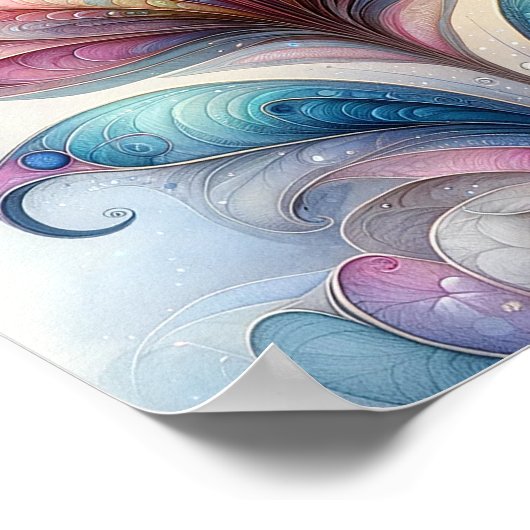 Affiche murale en papillon enchantée (Coin)