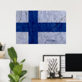 Affiche murale en pierre de marbre de Finlande (Bureau à domicile)