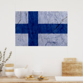 Affiche murale en pierre de marbre de Finlande (Cuisine)