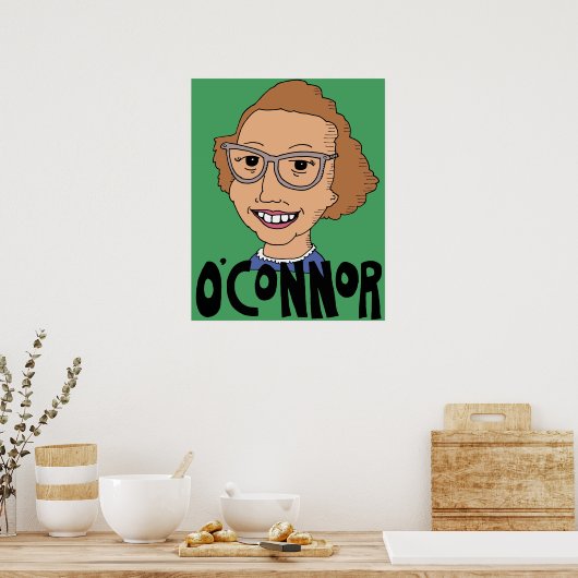 Affiche murale Flannery O'Connor (Cuisine)