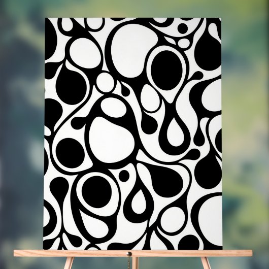 Affiche murale noir et blanc (Neutre)