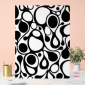 Affiche murale noir et blanc (Mariage)