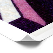 Affiche murale tchèque - Boîte d'allumettes violet (Coin)