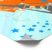 Affiche musicale des années 80 (Coin)