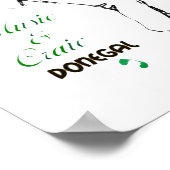 Affiche musicale irlandaise (Coin)