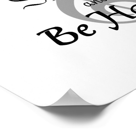 Affiche musicale "SING and Be Happy" (Coin)