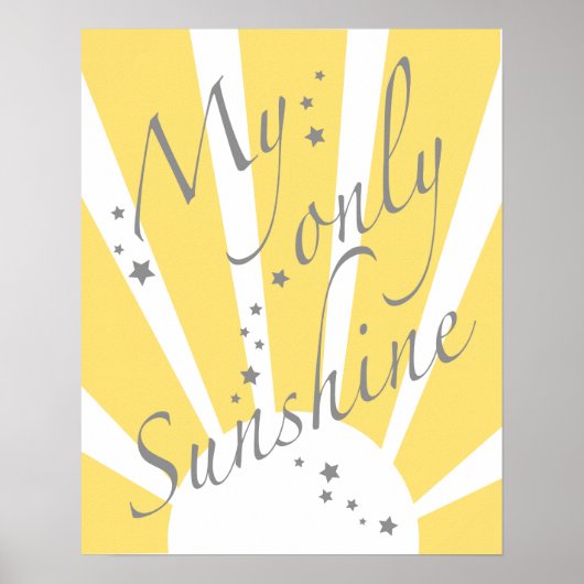 Affiche My only sunshine (Devant)