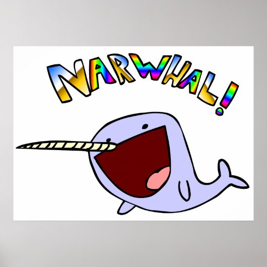 Affiche Narwhal ! (Devant)