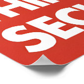 Affiche NATO Coming - Going. Pensez Sécurité (Coin)