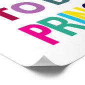 Affiche Née Pour Être Une Princesse (Coin)