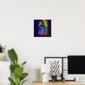 Affiche Neon Shepard (Bureau à domicile)