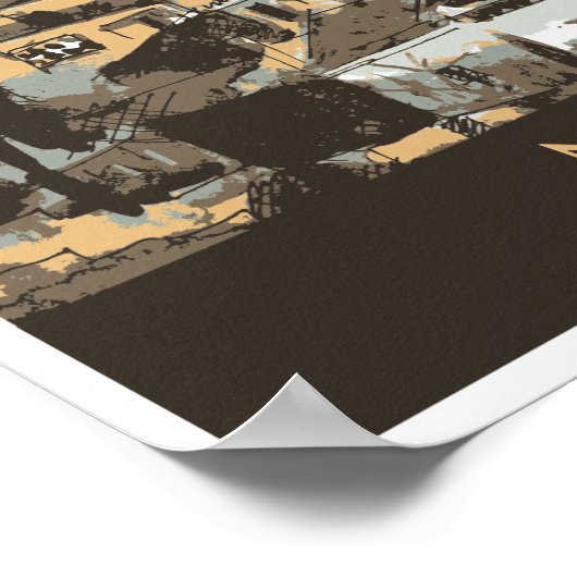 Affiche Népal (Coin)