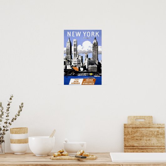 Affiche New York Travel (Cuisine)