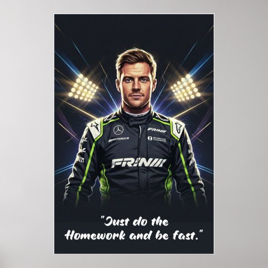 Affiche Nico Hülkenberg (Devant)