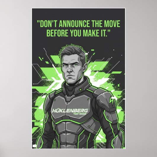Affiche Nico Hülkenberg Racing Vector (Devant)