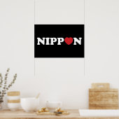 Affiche Nippon Love Heart (Cuisine)