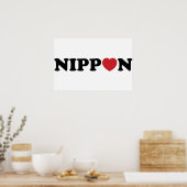 Affiche Nippon Love Heart (Cuisine)