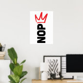 Affiche No Kings NOPE (Bureau à domicile)